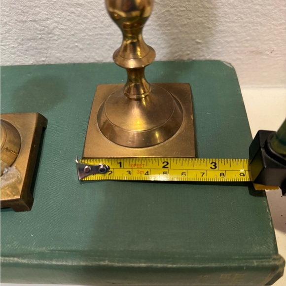 Vintage Pair of Brass Candlesticks - Picture 10 of 11